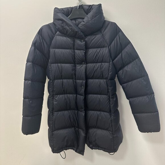 Muji Women's Down Coat Navy Size S - Picture 1 of 7